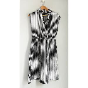 ANTHROPOLOGIE SATURDAY SUNDAY sz S Cabana Chemise striped midi dress EUC